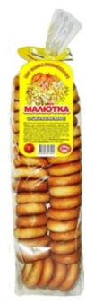 Mini-crisp bread rings with vanilla flavour 200g 
