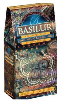 Basilur Black Leaf Tea with cranberry and cornflower "Magic Nights" Oriental Collection 100g