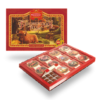 Chocolate Candies Gift Box Belovezhskaya Puscha, 1060 g 