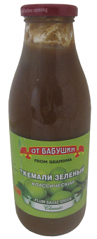 Tkemali Georgian Natural Classic Green Sauce from Grandma 530 G