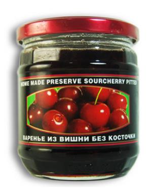 Preserve sourcherry pitted
