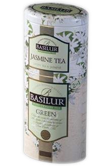 2 in1 green tea & jasmine "Jasmine tea" and "Green" from Fruit and Flowers Collection in Metal Caddy Loose 125g