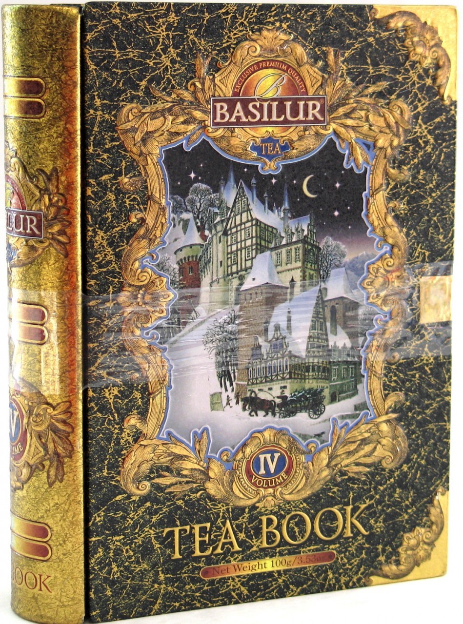 Basilur Gift Tea Set "Tea Book # 4" /Thin metal 100g