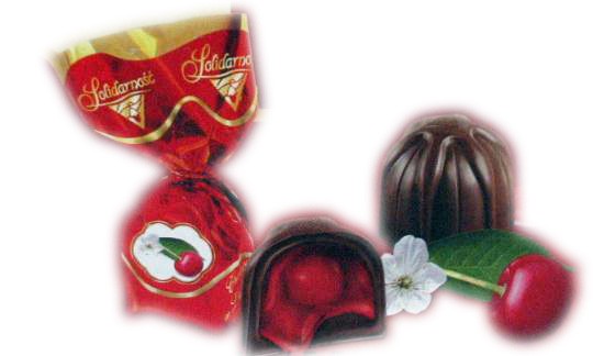 Chocolate candies "Cherry in liqueur" 0.5 lb