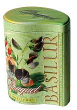 Exclusive Premium Green tea "Green Freshness" from Bouquet Collection in Metal Box , 100g