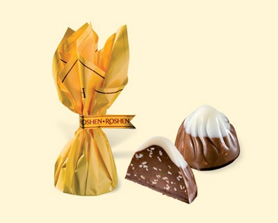 Pralines “Monblan” with chocolate and sesame. 0.5 lb