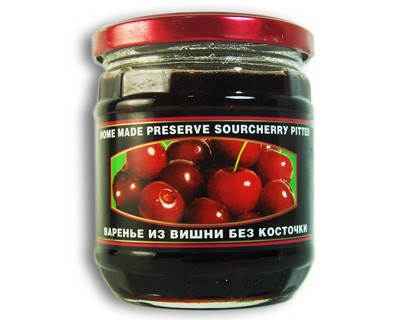 Preserve sourcherry pitted