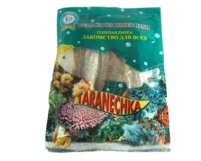 Delicious dried fish taranechka