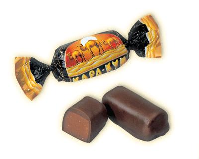 Chocolate coating candy "Kara-Kum" 0.5 Lbs