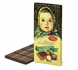 Milk chocolate bar "Alenka" with hazelnuts 100 g