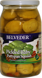 Pickled Baby Pattypan Squash Belveder 900gr